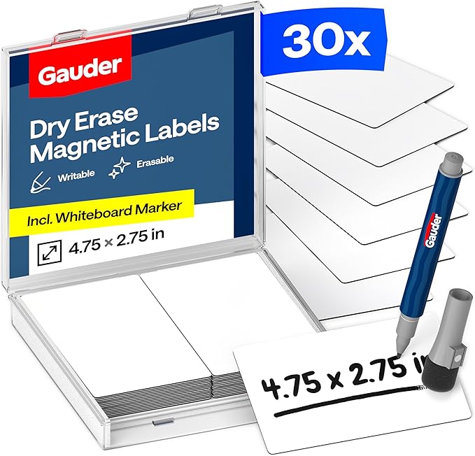 GAUDER Magnetic Labels Writable by GAUDER