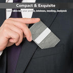 Business Card Holder with Ultra Slim Design, Business Card Case with Premium PU - Image 2