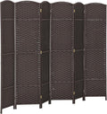 HOMCOM Room Divider, 6 Panel Folding Privacy Screen, 5.6' Tall Freestanding by HOMCOM
