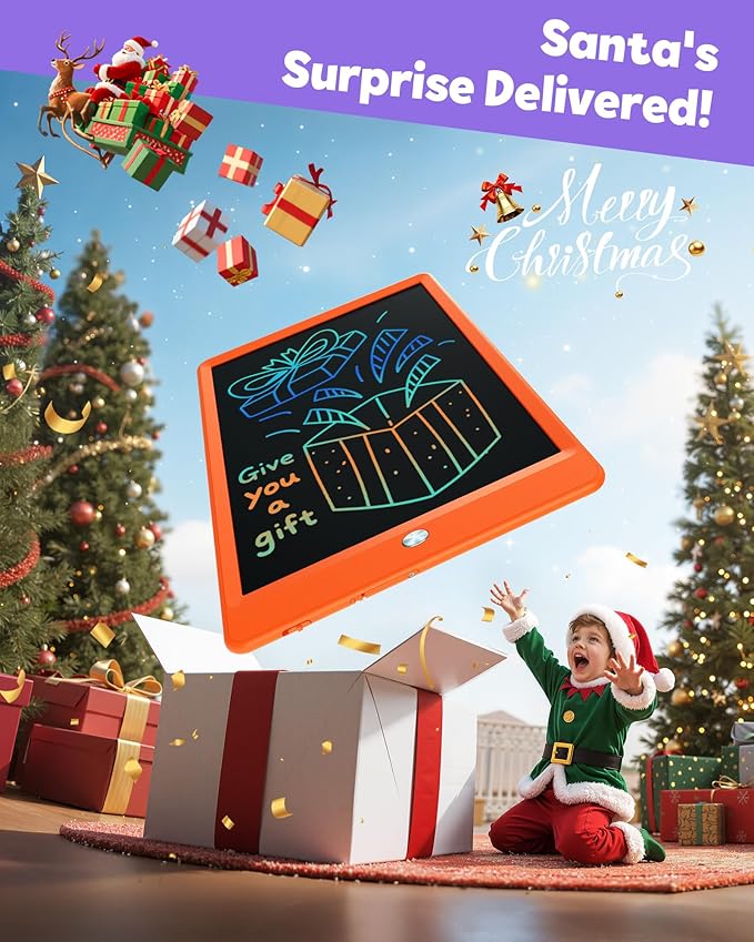 TEKFUN Toys for Girls Boys 10IN LCD Writing Tablet, Magic Doodle Board - Image 8