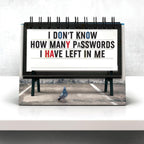 Genuine Fred Daily Marquee Desktop Flipchart, 52 Witty Signs, Fun & Functional Desk Accessories for Home or Office, Funny Gift for Coworkers, Office Gifts