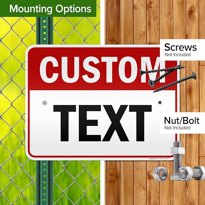 Custom Sign, Custom Sign for Business, Indoor/Outdoor use. 18x24 Inches - Image 5