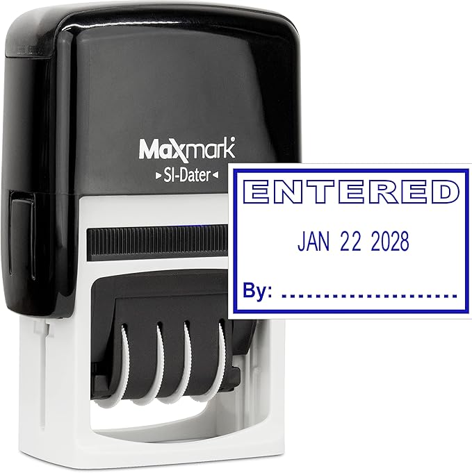 MaxMark Office Self Inking Date Stamp by Maxmark