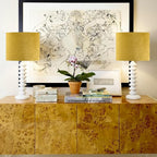 Yellow Velvet Drum Lamp Shade Medium Lampshade 13``Top×13``Bottom×10``High - Image 7