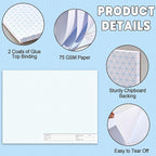 1 Pack 50 Sheets 22" x 17" Isometric Graph Paper Pad Landscape - Image 5