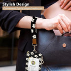 bolimoss Cute Floral Lanyard Wallet and ID Badge Holder - Image 4