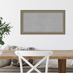 Amanti Art Silver Framed Magnetic Board 14x26 Small Vision Board - Image 5