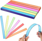 120 Pack 12 Inch Plastic Rulers Bulk by Unknown