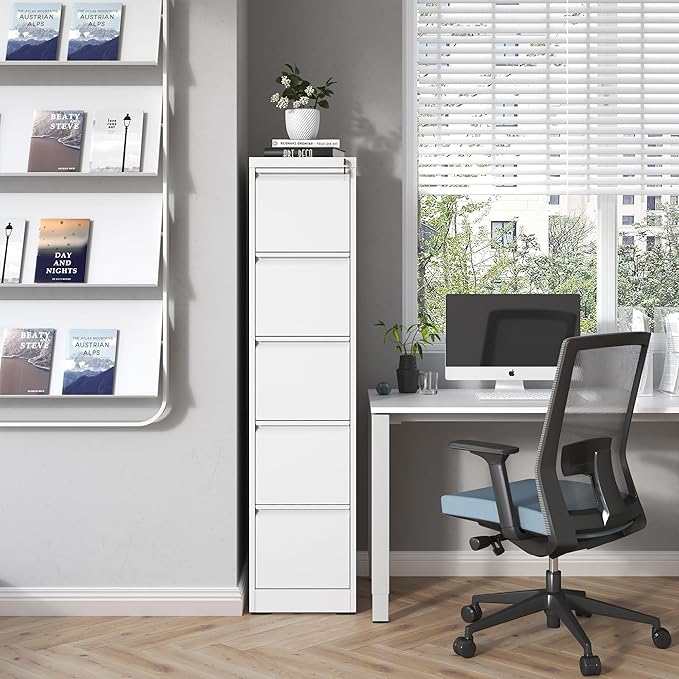 FLIXELIO 5 Drawer File Cabinet - Image 2