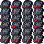 Leumoi 24 Pcs Digital Kitchen Timers Magnetic Back Timers Bulk Large Screen by Leumoi
