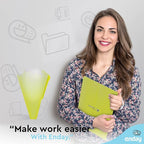Accordion File Organizer Green, 7 Pocket Expanding File and Cover Folder - Image 6