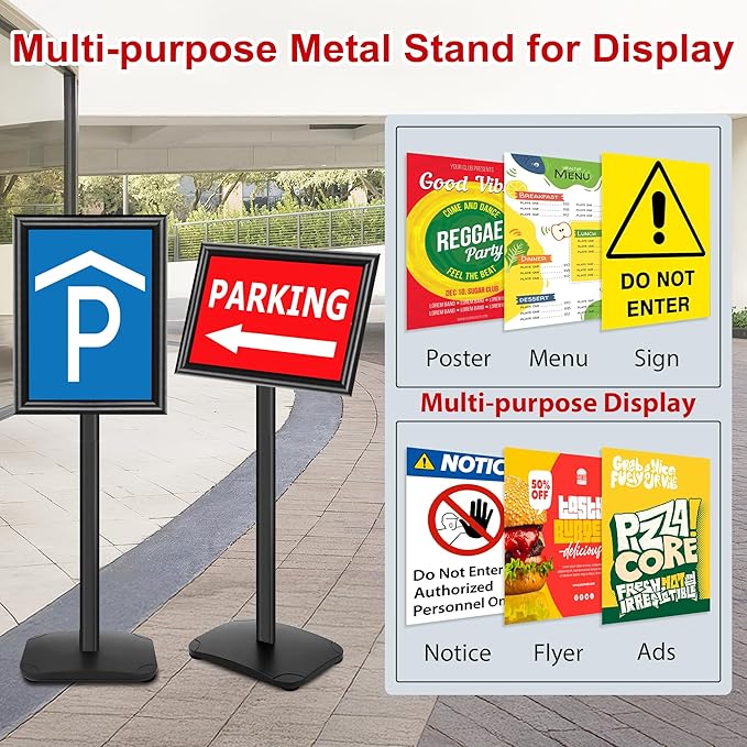 VAIIGO Heavy Duty Sign Holder Stand 11x17 Inch - Image 6