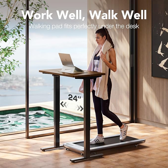HUANUO 48" x 24" Electric Standing Desk Adjustable Height, 4 Memory Height - Image 8
