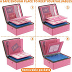 ENGPOW Fireproof Document Box, Hard Case File Box - Image 8