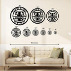 Custom Metal Signs | Personalized Monogram Name Sign | Outdoor Wall Art - Image 4