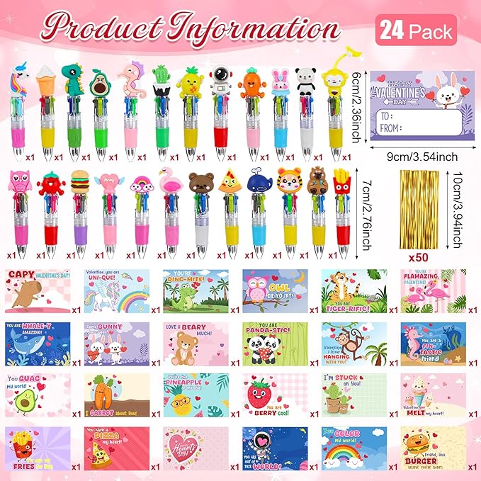 Pajean 24 Sets Valentine's Day Gifts - Image 2