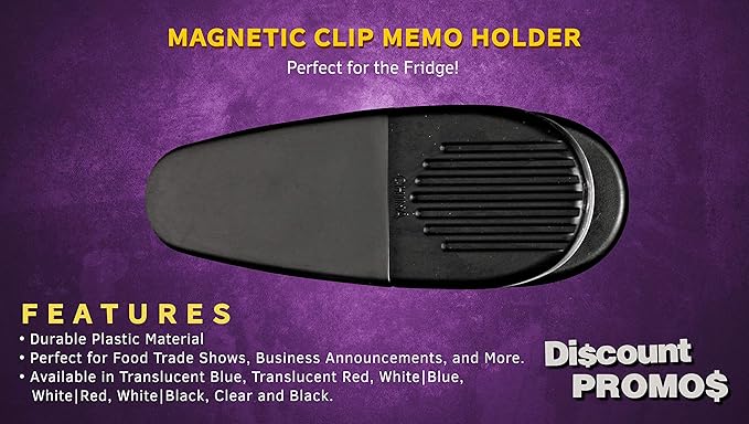 10 Magnetic Memo Holders Set - Image 2