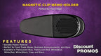 10 Magnetic Memo Holders Set - Image 2