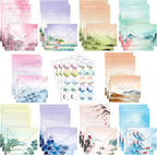 TaoBary 160 Pcs Stationery Paper Set 50 Double Sided Stationery Papers by TaoBary