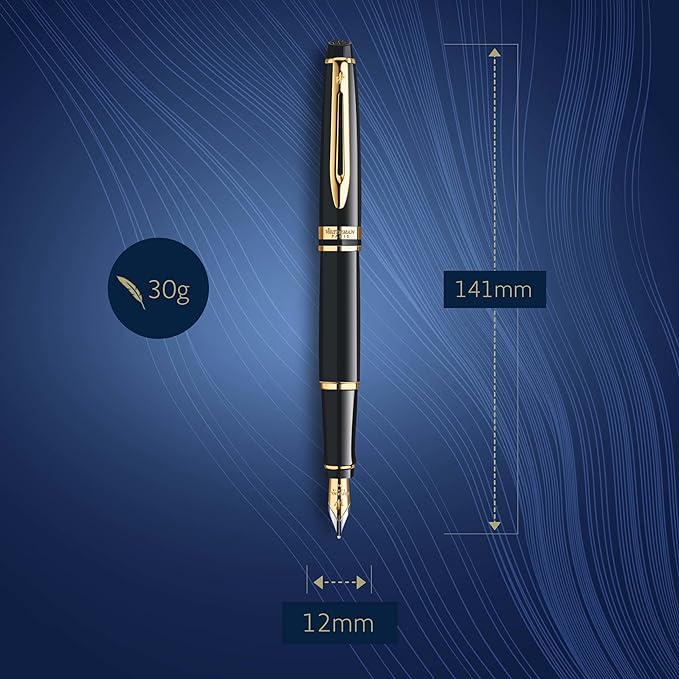 Waterman Expert Fountain Pen Gloss Black - Image 3