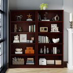 Bevfint Bookshelf, Open Storage 70 Inch Tall 5 Shelf Bookcase, Floor Standing - Image 3