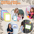 Outus 10 Pcs Dry Erase Mini White Boards Bulk 8.5 x 11'' Small Magnetic - Image 5