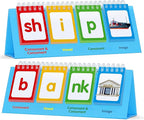 CVCC & CCVC Flip Charts, 40 Words Builder Phonic Games Freestanding Flip Chart by SpriteGru
