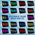 Kitchen Timer（1.5" Number）with Voice Reminder, 10 RGB Color Changing Digital - Image 4