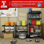 Shuntong The Atlas 30" W x 12" D x 60" H Adjustable Garage Storage Shelves Load - Image 6