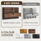 Lucundm Key Holder Wall Mount, Mail Holder - Image 5