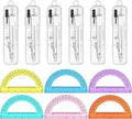 6 Sets Compass and Protractor Sets Student Basics Geometry Math Set Metal by Zuazaor