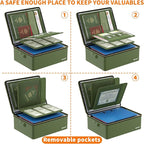 ENGPOW Fireproof Document Box, Hard Fireproof Box - Image 5