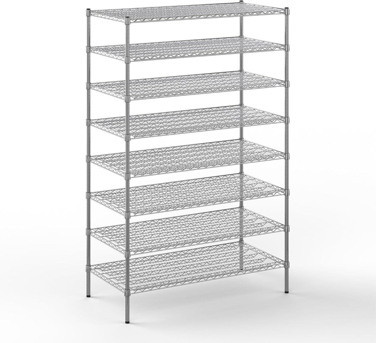 Regal Altair 24" Deep x 48" Wide x 74" Height Wire Shelving Kit | 8-Tier | NSF