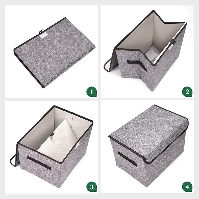 Bagnizer Large 42 Quarts Fabric Storage Bins - Image 3