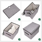 Bagnizer Large 42 Quarts Fabric Storage Bins - Image 3
