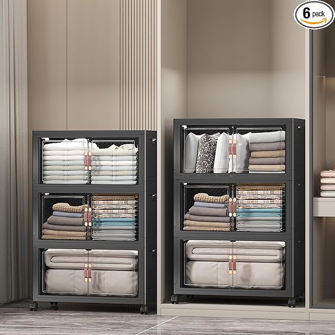 UAMFURI Extra Large Stackable Storage Bins by UAMFURIDirect