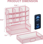 Marbrasse Larger Mesh Desk Organizer - Image 4