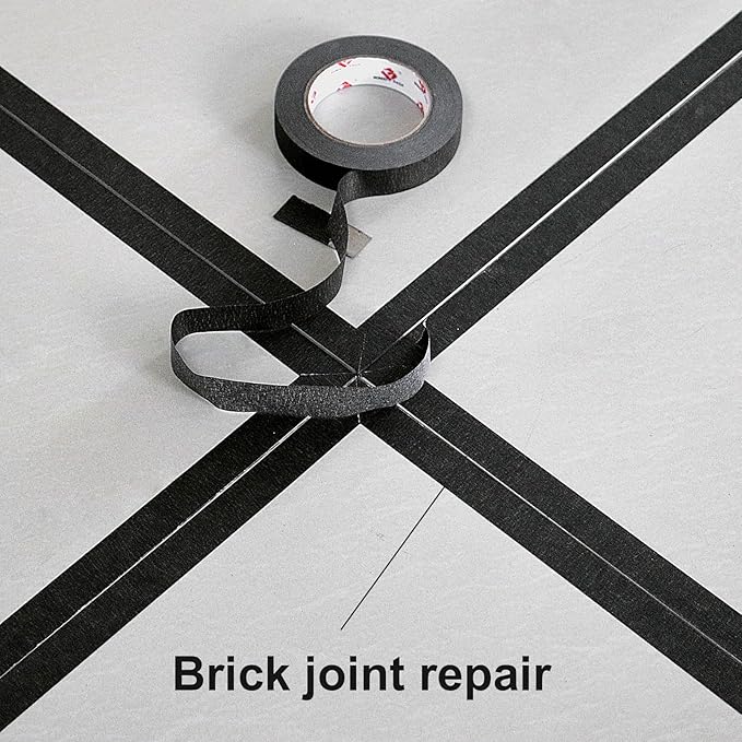 BOMEI PACK Black Painters Tape 1 Inch Bulk - Image 7