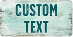 Custom Sign, Custom Street Sign, 11 Font Colors, 13 Font Styles, 4 Hole Options by MySignCenter