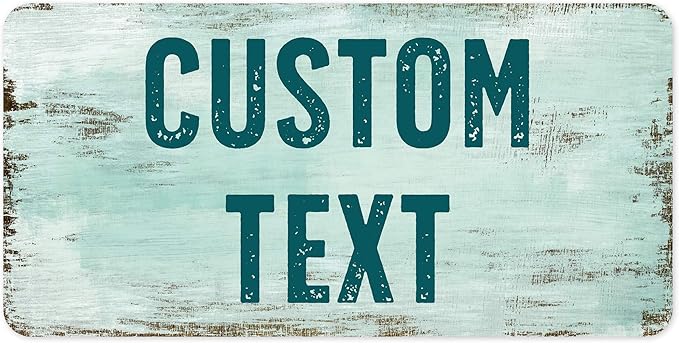 Custom Sign, Custom Street Sign, 11 Font Colors, 13 Font Styles, 4 Hole Options by MySignCenter