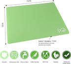 ZVP Plastic Cutting Boards for Kitchen, Flexible Cutting Mats, Gradient Green - Image 3