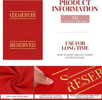 Buryeah 12 Pcs Reserved Seating Signs - Image 2