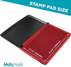 MaxMark Large Premium RED Ink Stamp Pad - Image 3