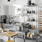 Regal Altair 24" Deep x 24" Wide x 86" Height Wire Shelving Kit | 5-Tier | NSF - Image 7