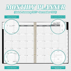 2027-2031 Monthly Planner, 5 Year Monthly Planner/Calendar 20276-2031, 60-Month Jan 2027 – Dec 2031, 9" x 11", Tabs, Double-Side Pocket, Holidays, Thick Paper, Polypropylene Cover - Black