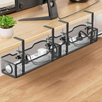 Under Desk Cable Management Tray, GZOKMOG Cord Management by GZOKMOG