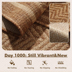 montvoo-2x6 ft indoor outdoor runner rugs for entryway shown in use