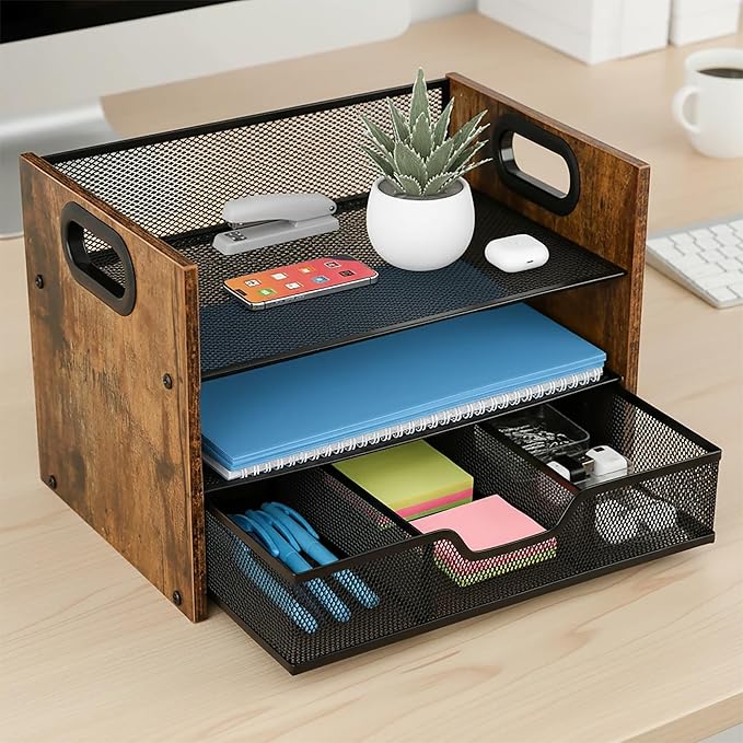 Wood Desk Organizer - Image 2