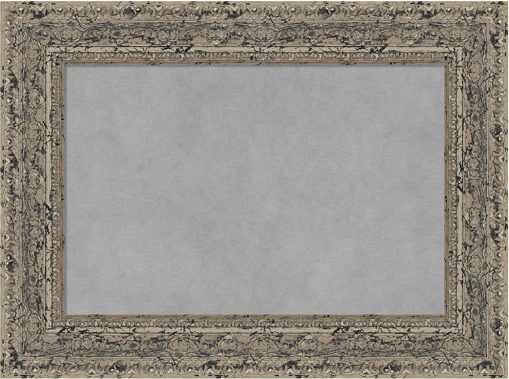 Amanti Art Silver Framed Magnetic Board 17x23 Small Vision Board