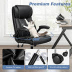 bestfair ergonomic office chair, desk chair with adjustable, front angle view